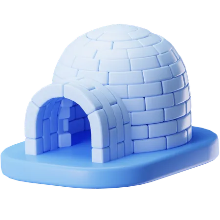 Igloo House  3D Icon