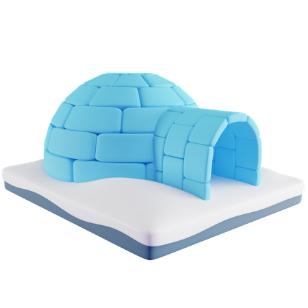 Iglú  3D Icon