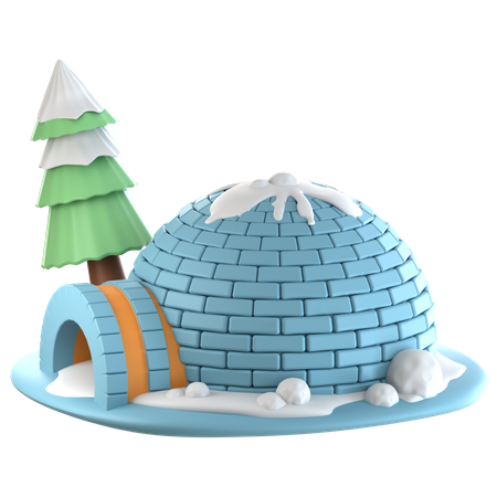 Iglu  3D Icon