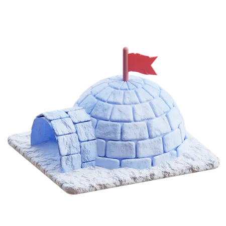 Iglu  3D Icon