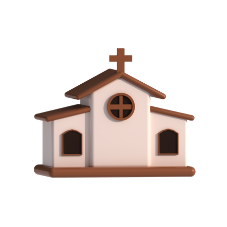 Igreja  3D Icon