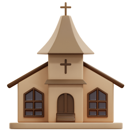 Igreja  3D Icon