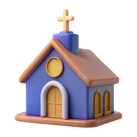 Igreja  3D Icon