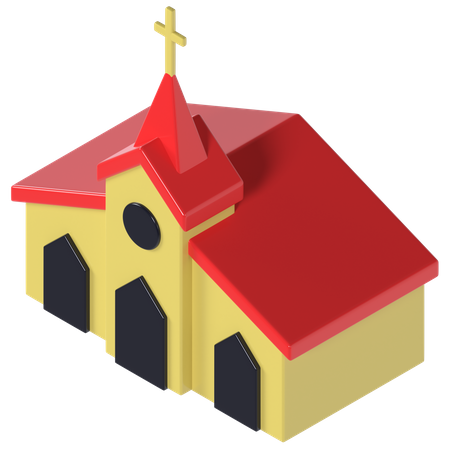 Igreja  3D Icon