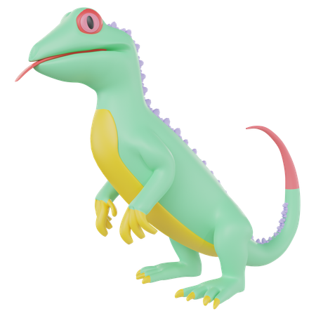 Iguana  3D Icon