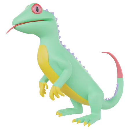 Iguane  3D Icon