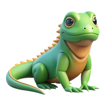 Iguane  3D Icon