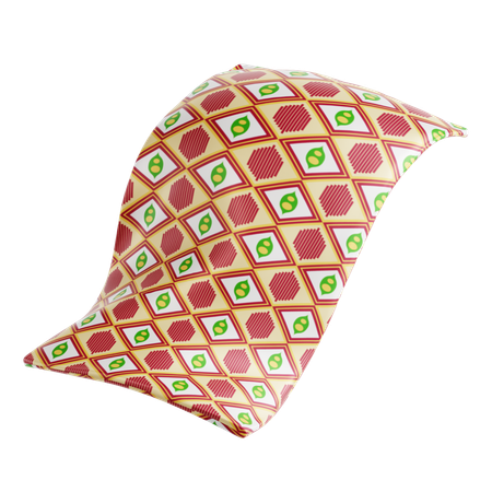 Ikat Fabric  3D Icon