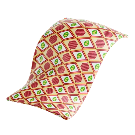 Ikat Fabric  3D Icon