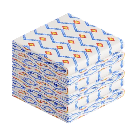 Ikat Fabric  3D Icon