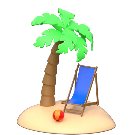 Île  3D Icon