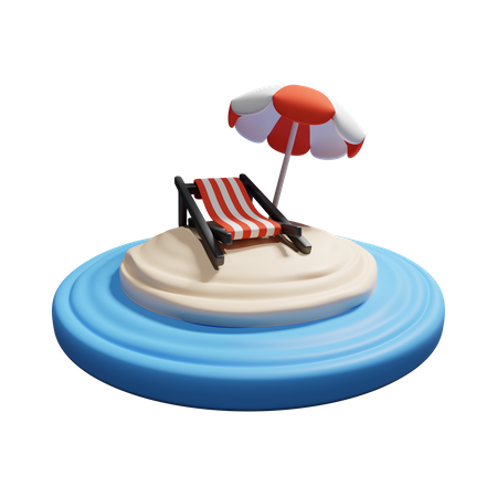 Île  3D Icon