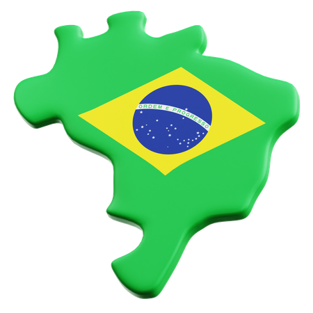 Île brésilienne  3D Icon