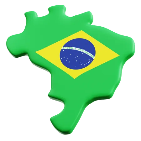 Île brésilienne  3D Icon