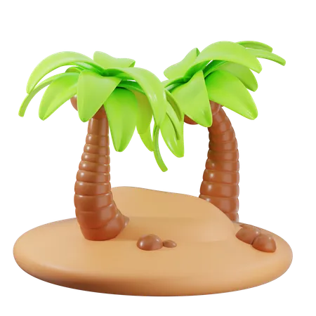 Ilha  3D Icon