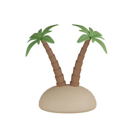 Ilha  3D Icon