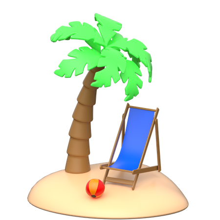 Ilha  3D Icon