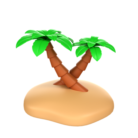 Ilha  3D Icon