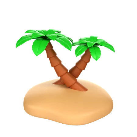 Ilha  3D Icon