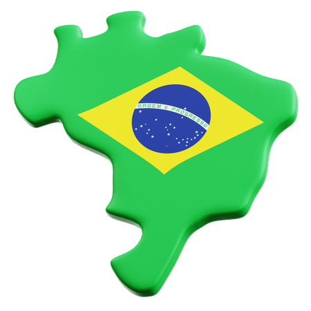 Ilha brasileira  3D Icon
