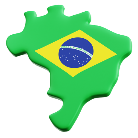 Ilha brasileira  3D Icon