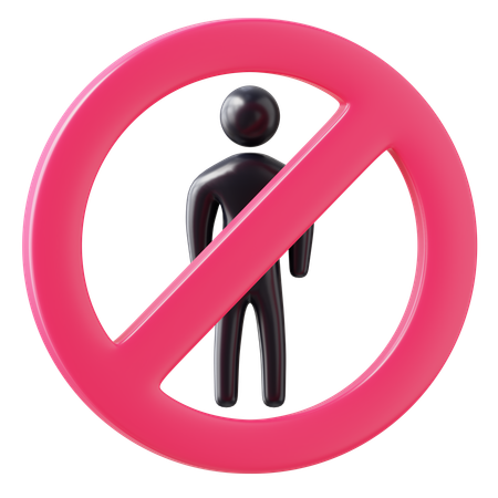 Illegal Immigration  3D Icon