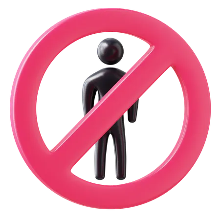 Illegal Immigration  3D Icon