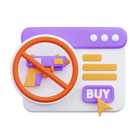 Illegal Weapon Buy  3D Icon