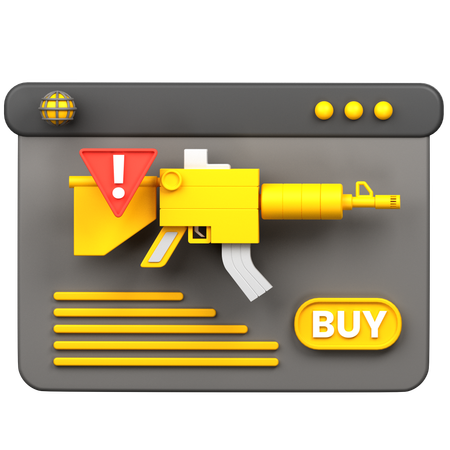 Illegal Weapon Buy  3D Icon