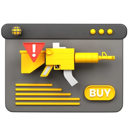 Illegal Weapon Buy  3D Icon