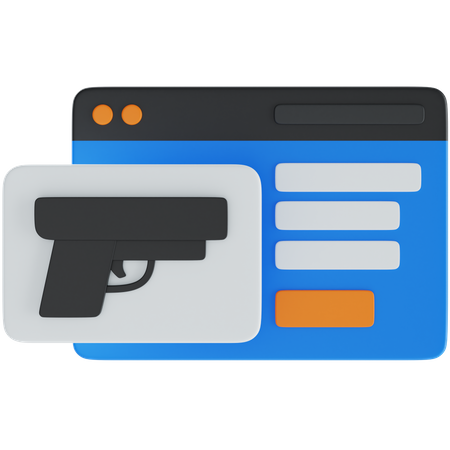 Illegal Weapon Buy  3D Icon