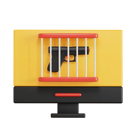 Illegaler Waffenkauf  3D Icon