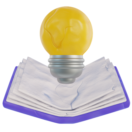 Illuminating Educational Insights  3D Icon