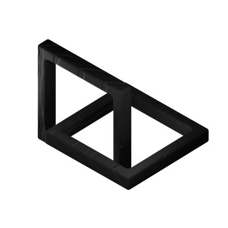 Illusion abstrakt form  3D Icon