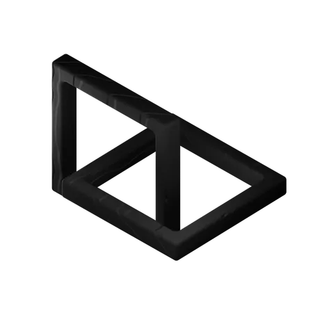 Illusion abstrakt form  3D Icon