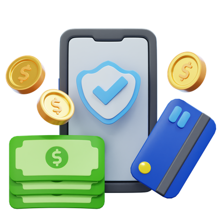 Illustration 3D du paiement  3D Icon