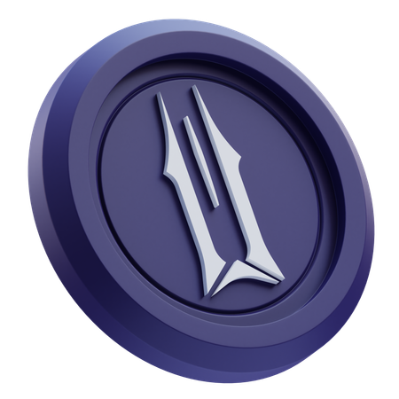 Illuvium Cryptocurrency  3D Icon