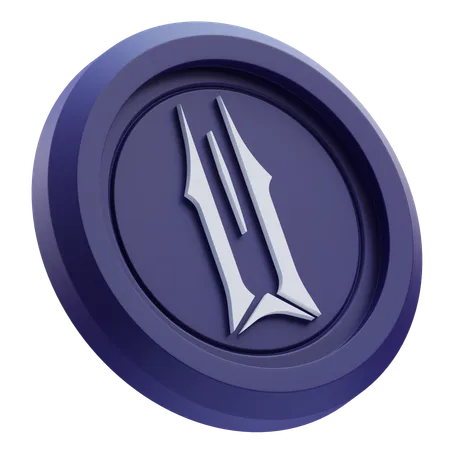 Illuvium Cryptocurrency  3D Icon