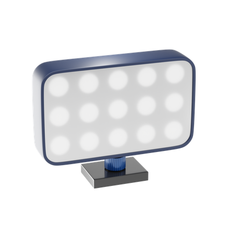 Iluminação conduzida  3D Icon