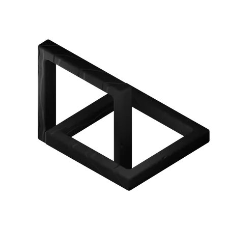 Forma abstrata de ilusão  3D Icon