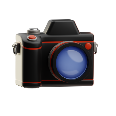 Ilustração de câmera digital  3D Icon