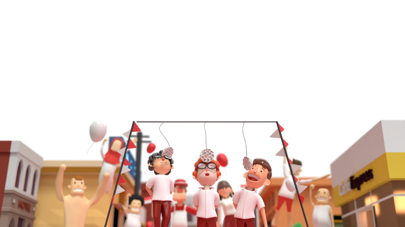 Ilustración de comer galletas  3D Icon