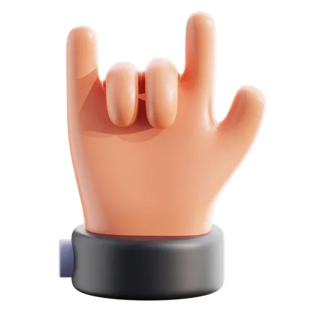 Gesto de la mano  3D Icon