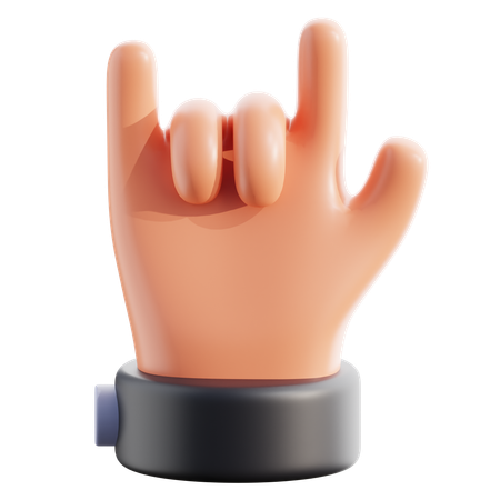 ILY Hand Gesture  3D Icon