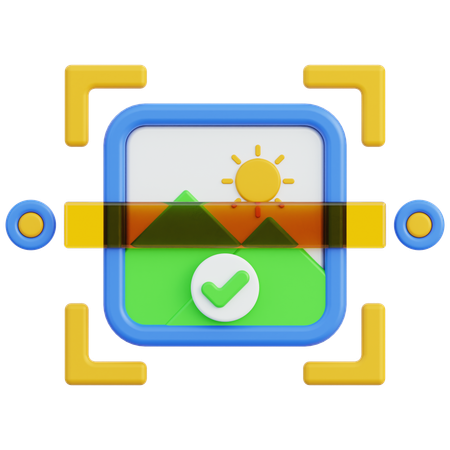 Image Analysis  3D Icon