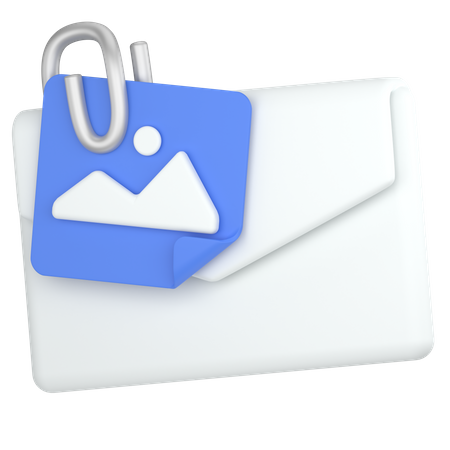 Image attachment  3D Icon
