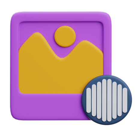 Image Audio  3D Icon