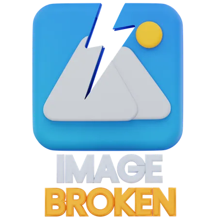 Image cassée  3D Icon