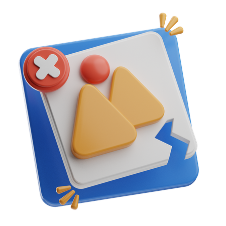 Image Broken  3D Icon