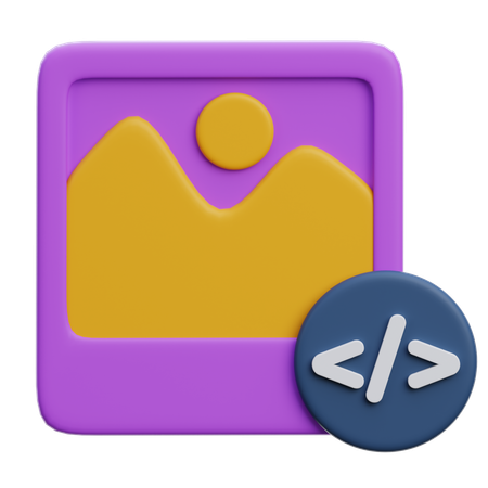 Image Code  3D Icon